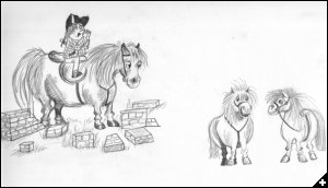 [More Horsey sketches]